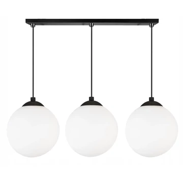 LEDLUX LX-1286 függesztett mennyezeti lámpa,3xE27, fekete