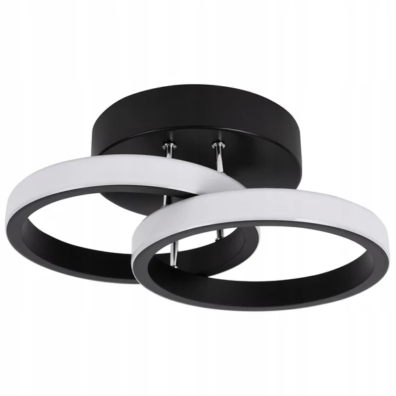 LEDLUX LX-937 mennyezeti, oldalfali lámpa, 18W, 4000k, fekete