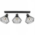 Kép 1/7 - LEDLUX LX-1255 függesztett mennyezeti lámpa,3xE27, fekete