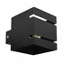 Kép 1/4 - LEDLUX LX-17506 oldalfali lámpa,1xG9, fekete
