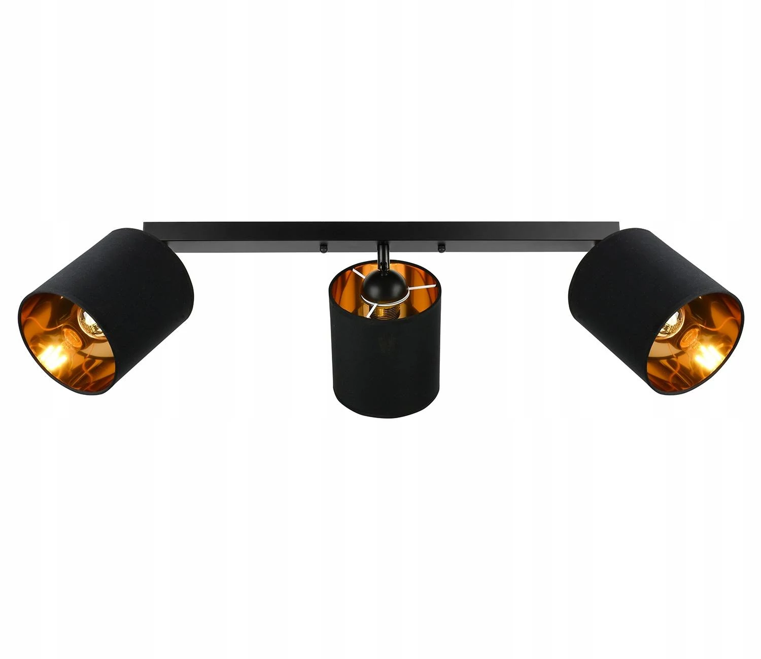 LEDLUX LX-1268 függesztett mennyezeti lámpa,3xE27, fekete-arany