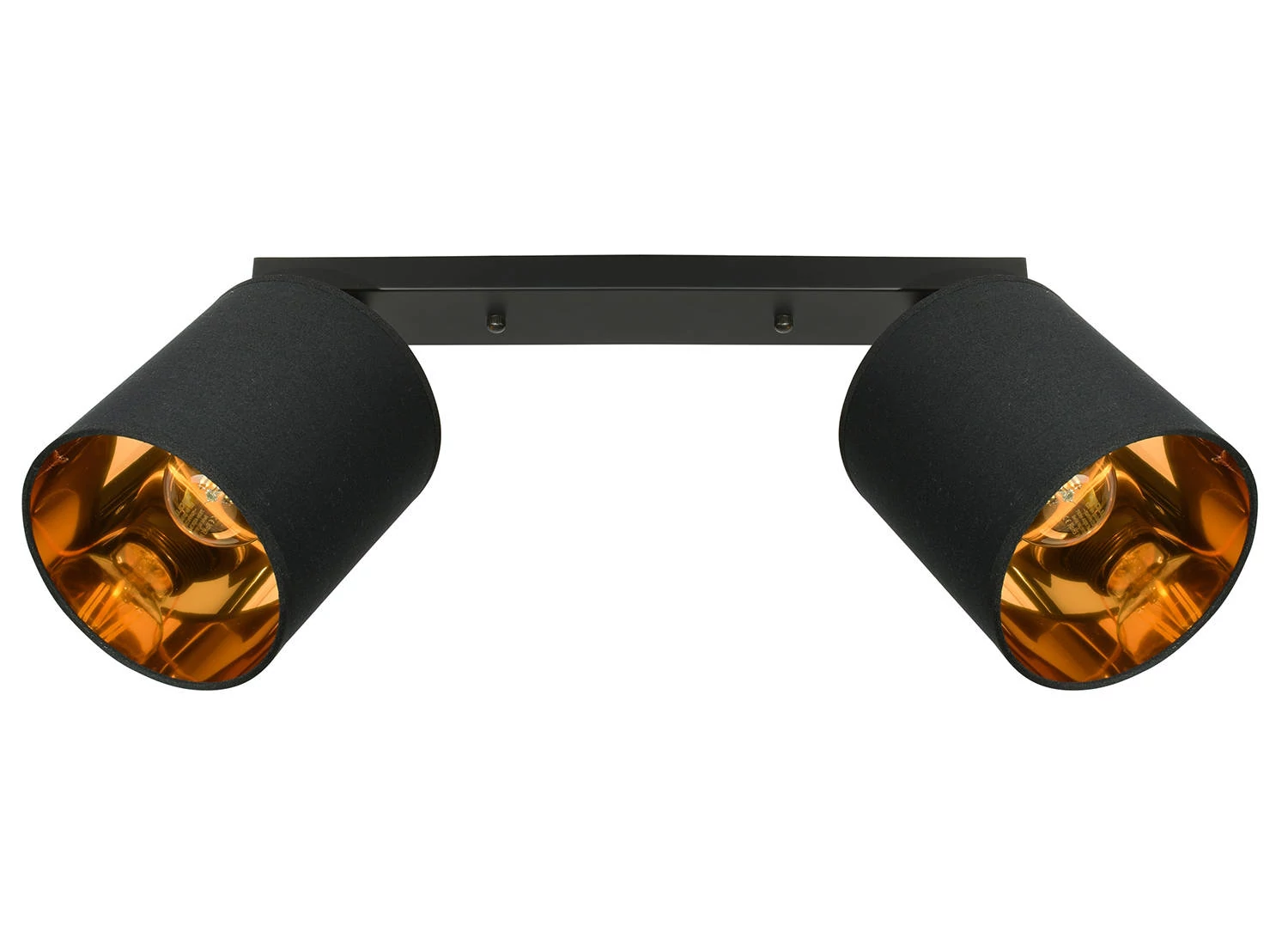 LEDLUX LX-1279 függesztett mennyezeti lámpa,2xE27, fekete-arany