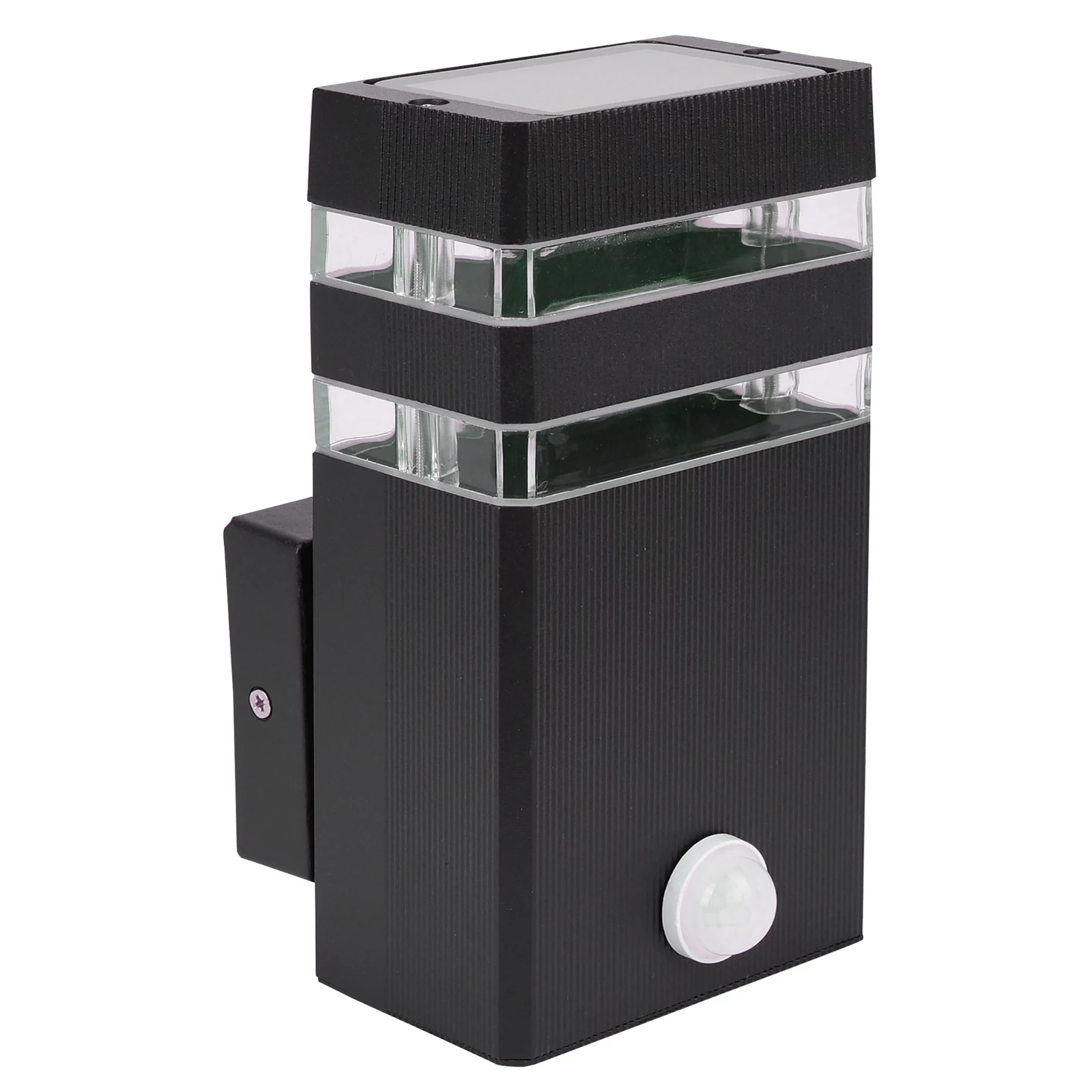 LEDLUX LX-9112 kültéri homlokzati lámpa,mozgásérzélekős 1xGU10, fekete